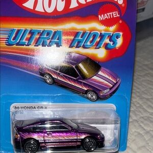 Purple Honda CR-X Die-Cast Model